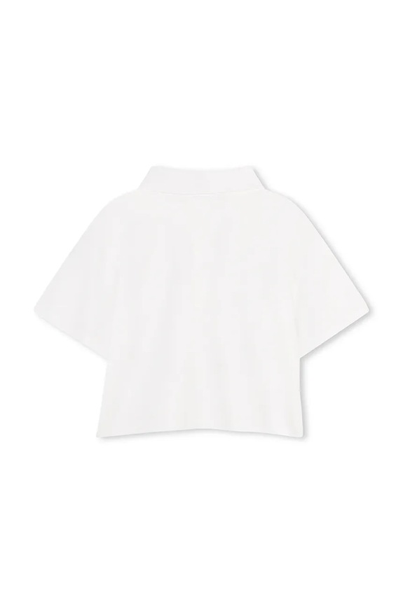 Marc Jacobs polo dziecięce bawełniane W60739.114.150 biały SS26