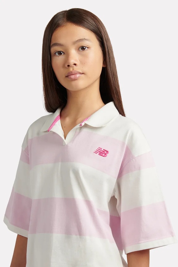 New Balance polo pentru copii, din bumbac YT61M5OK