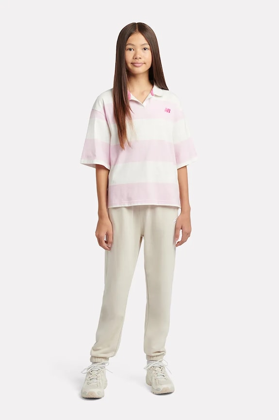 New Balance polo pentru copii, din bumbac YT61M5OK