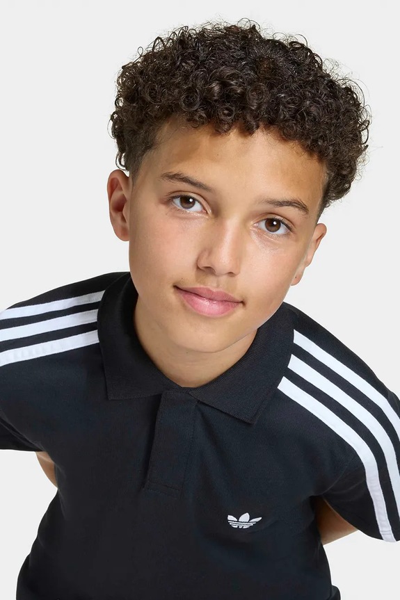 Detská bavlnená polokošeľa adidas Originals KE2952