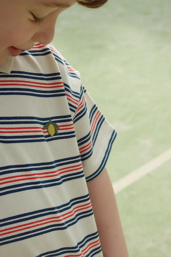 Konges Sløjd gyerek pamut póló SPOTTY SS POLO GOTS KS105090.PPY2