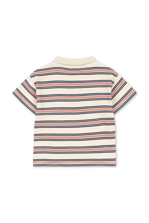 Fiú Konges Sløjd gyerek pamut póló SPOTTY SS POLO GOTS KS105090.PPY2 többszínű