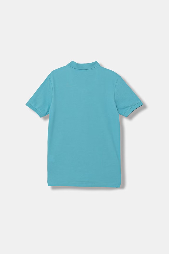 United Colors of Benetton polo tričko detské bavlnené 3089C300Q.G.Stagionale modrá SS26