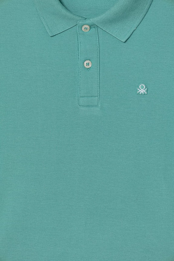 Băieți United Colors of Benetton polo pentru copii, din bumbac 3089C300Q.G.Stagionale turcoaz