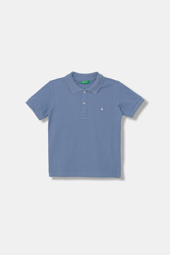 United Colors of Benetton polo tričko detské bavlnené modrá 3089G3008.P.Stagionale