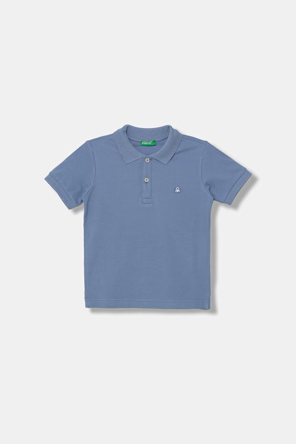 United Colors of Benetton polo tričko detské bavlnené modrá 3089G3008.P.Stagionale