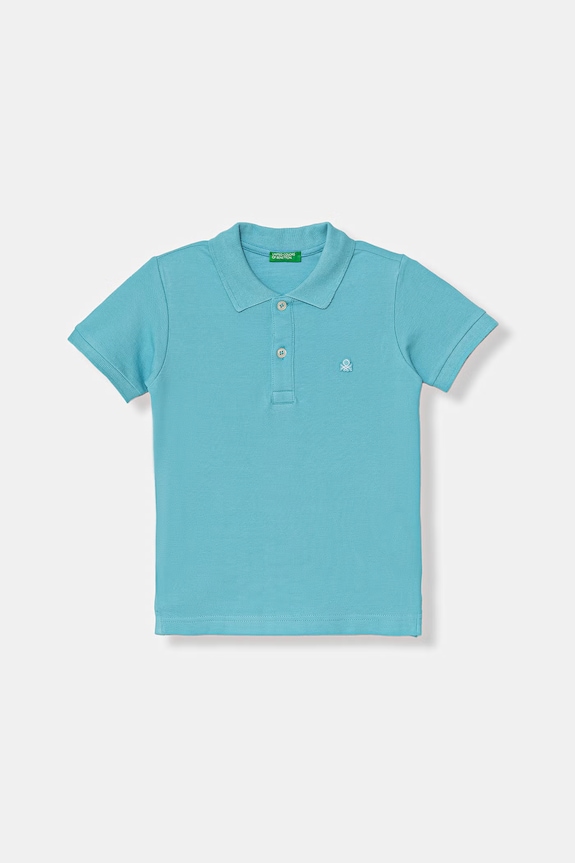 United Colors of Benetton polo tričko detské bavlnené modrá 3089G3008.P.Stagionale