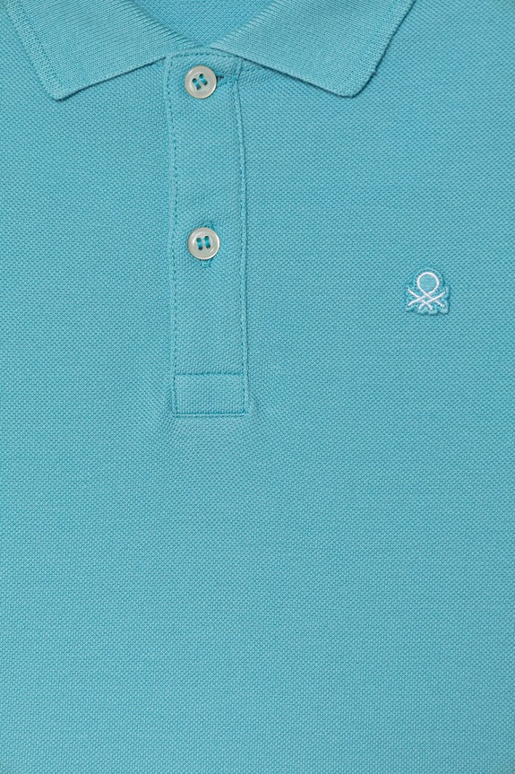 Chlapec United Colors of Benetton polo tričko detské bavlnené 3089G3008.P.Stagionale modrá