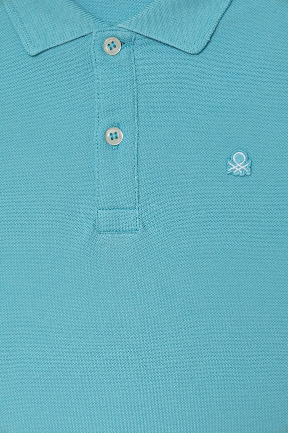 Chlapec United Colors of Benetton polo tričko detské bavlnené 3089G3008.P.Stagionale modrá