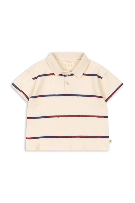 Konges Sløjd polo majica otroška TRIO POLO GOTS bež KS105557.PPY2
