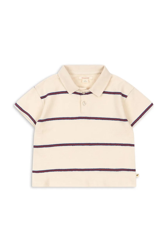 Konges Sløjd polo majica otroška TRIO POLO GOTS bež KS105557.PPY2