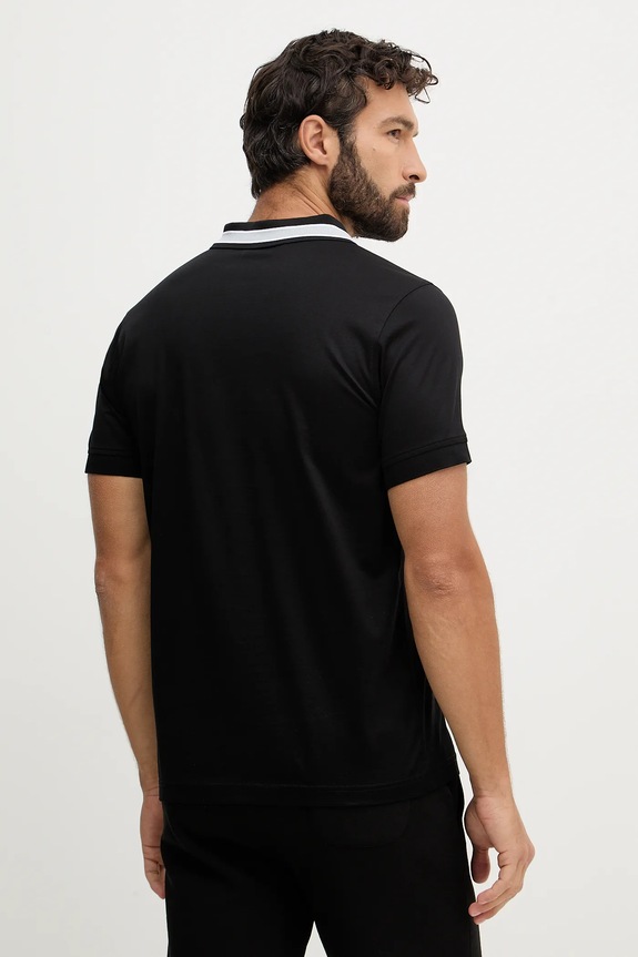 Îmbrăcăminte Karl Lagerfeld polo de bumbac 561200.745001 negru
