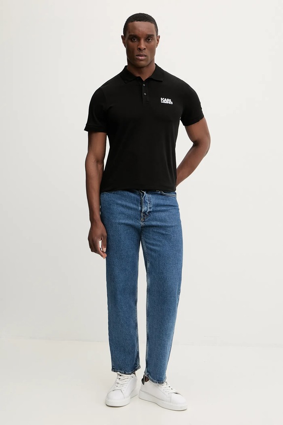 Karl Lagerfeld poló 561235.745780 fekete SS26