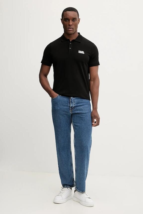 Karl Lagerfeld poló 561235.745780 fekete SS26