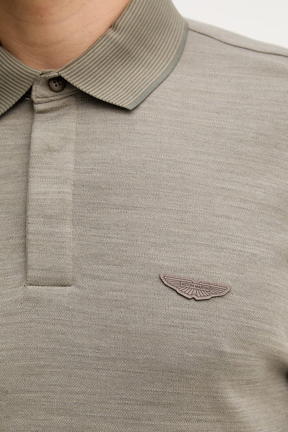BOSS polo z dodatkiem wełny C-Prout 242_AM 50553789 zielony