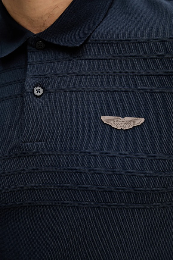BOSS polo de bumbac C-Parris 242_AM 50556174 bleumarin