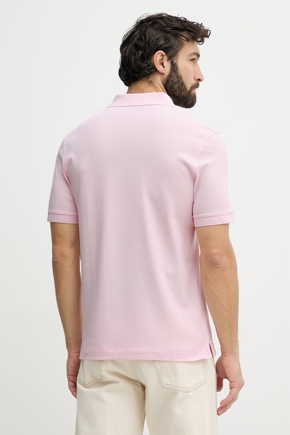 Îmbrăcăminte BOSS polo bărbați din bumbac Pallas 50553564 roz