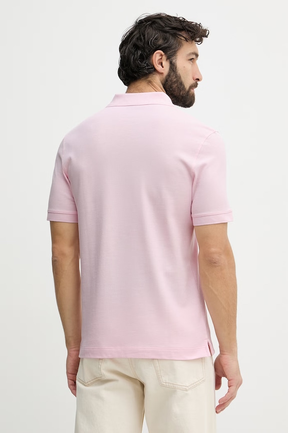 Îmbrăcăminte BOSS polo bărbați din bumbac Pallas 50553564 roz