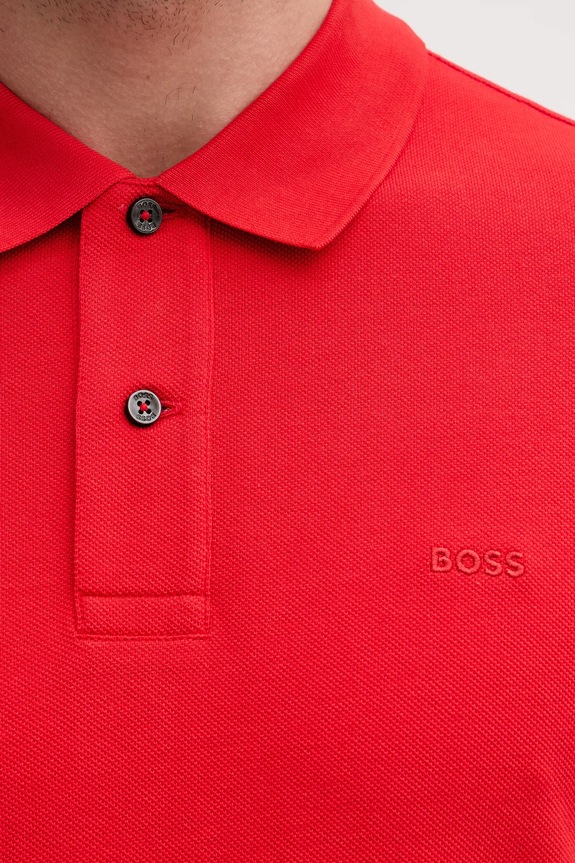 BOSS polo tričko pánske bavlnené Pallas 50553564 červená