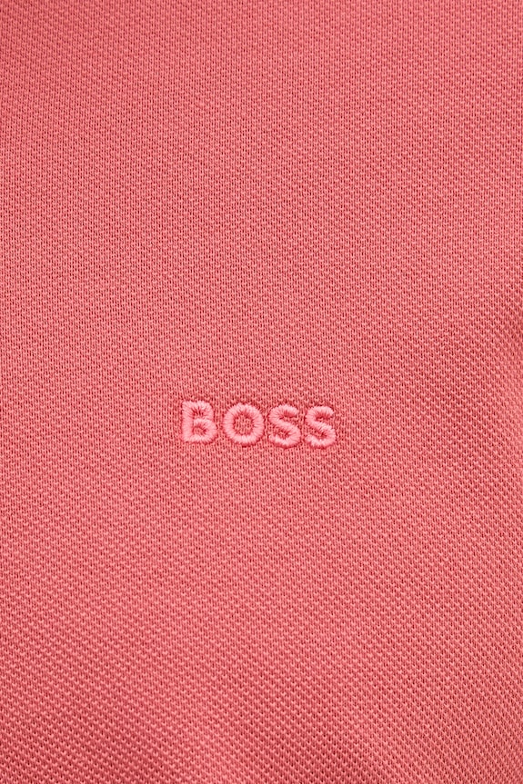 BOSS polo bărbați bumbac Pallas 50553564 roz