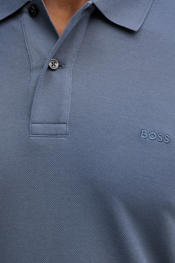 BOSS polo bărbați de bumbac Pallas 50553564 albastru