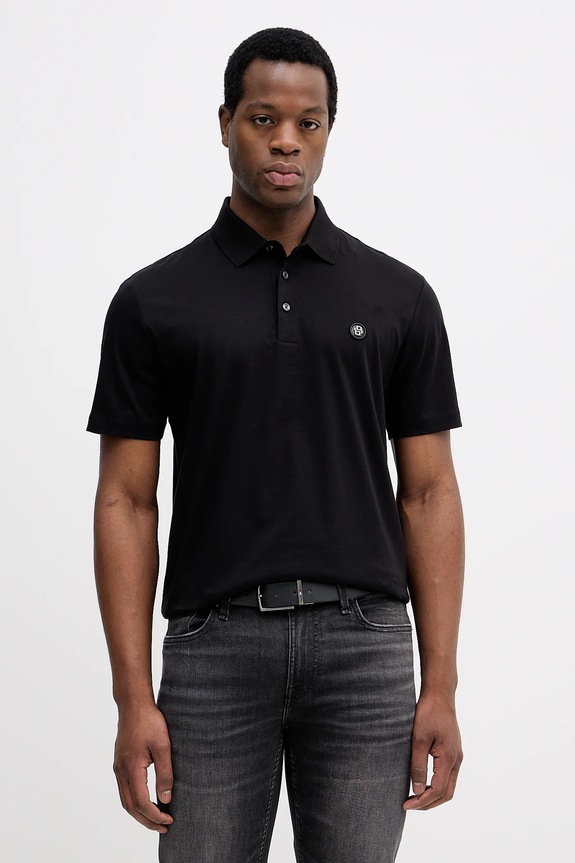 BOSS polo de bumbac C-Parris 01 uni negru 50555829