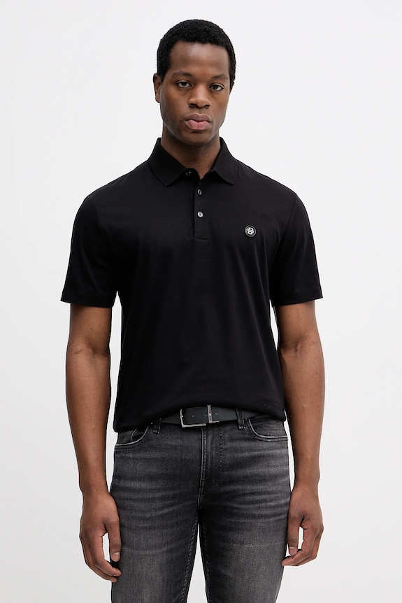 BOSS polo de bumbac C-Parris 01 uni negru 50555829