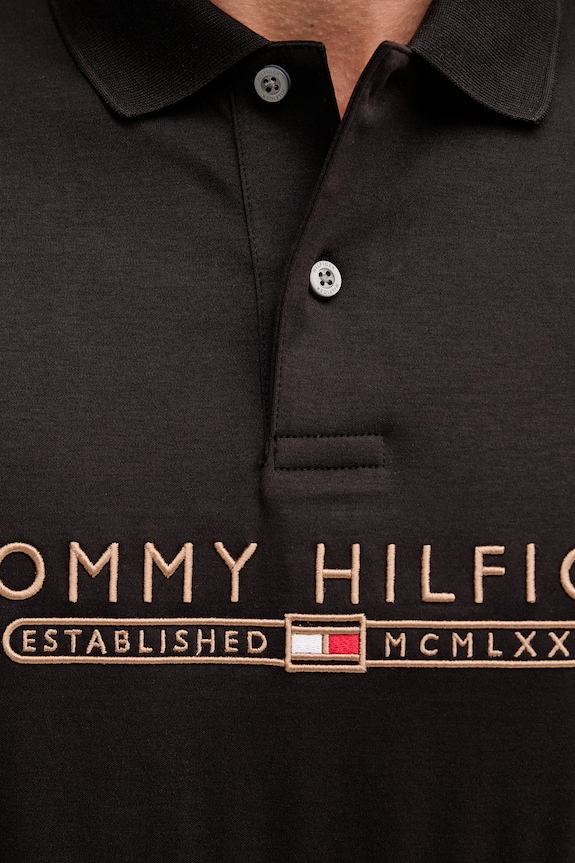 Tommy Hilfiger polo MW0MW41615 czarny