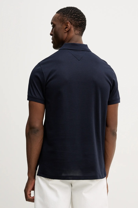 Oblečenie Bavlnené polo tričko Tommy Hilfiger MW0MW41621 tmavomodrá