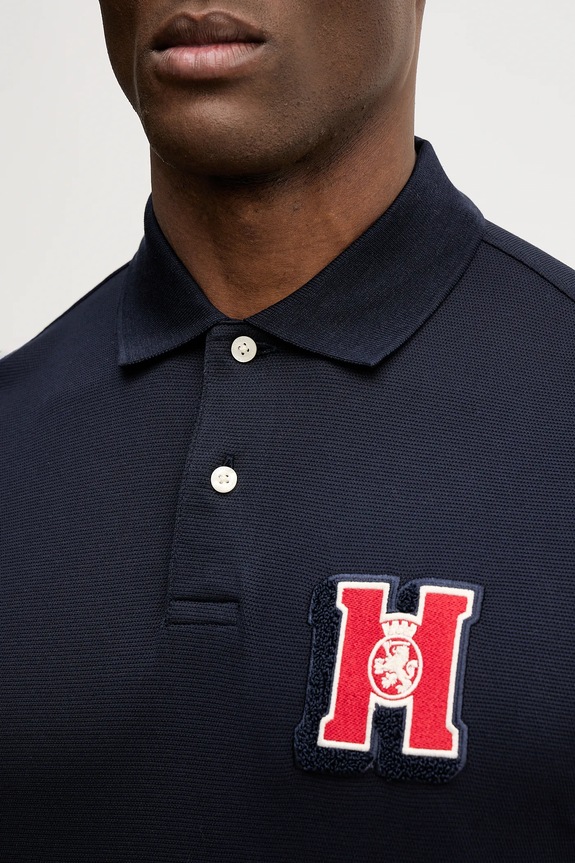 Bavlnené polo tričko Tommy Hilfiger MW0MW41621 tmavomodrá