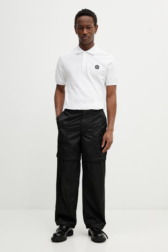 Kenzo polo de bumbac FG55PO1024PU alb SS26