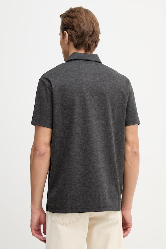 Îmbrăcăminte Guess tricou polo HEATHER M6RP03.KD501 gri