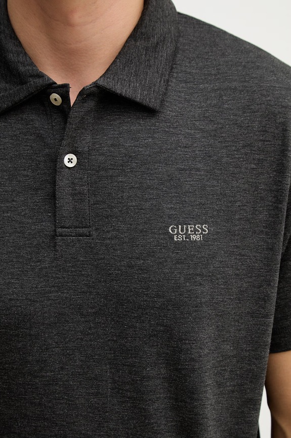 Guess tricou polo HEATHER M6RP03.KD501 gri