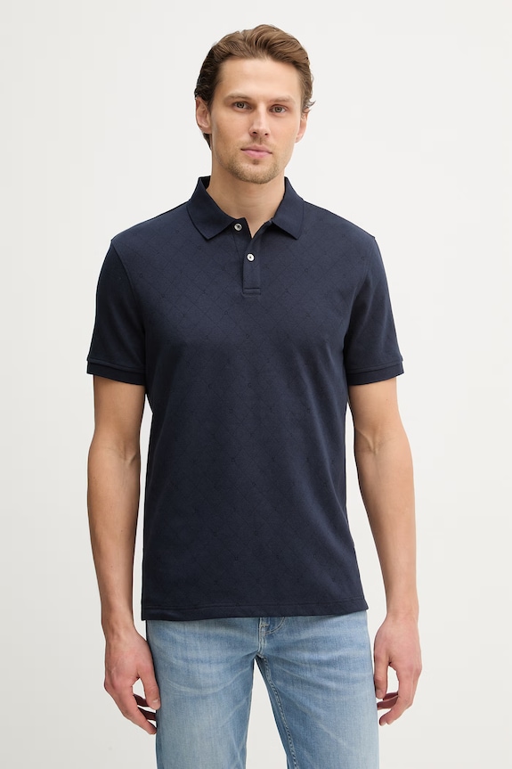 Guess tricou polo uni bleumarin M6RP05.KD181