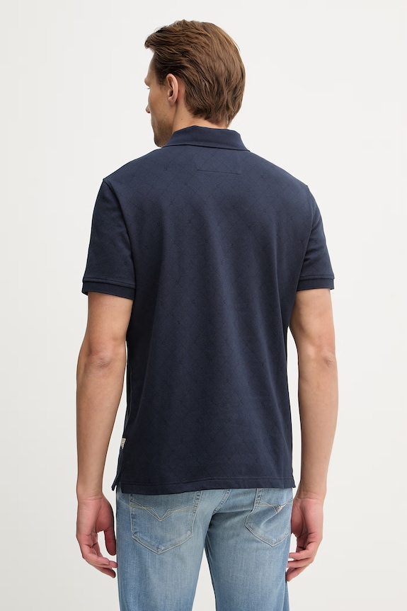 Îmbrăcăminte Guess tricou polo M6RP05.KD181 bleumarin