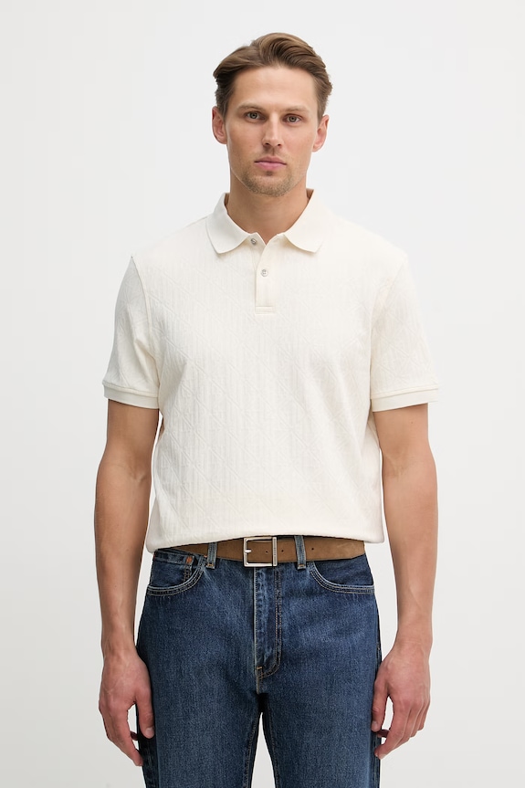 Guess polo regular beżowy M6RP05.KD181