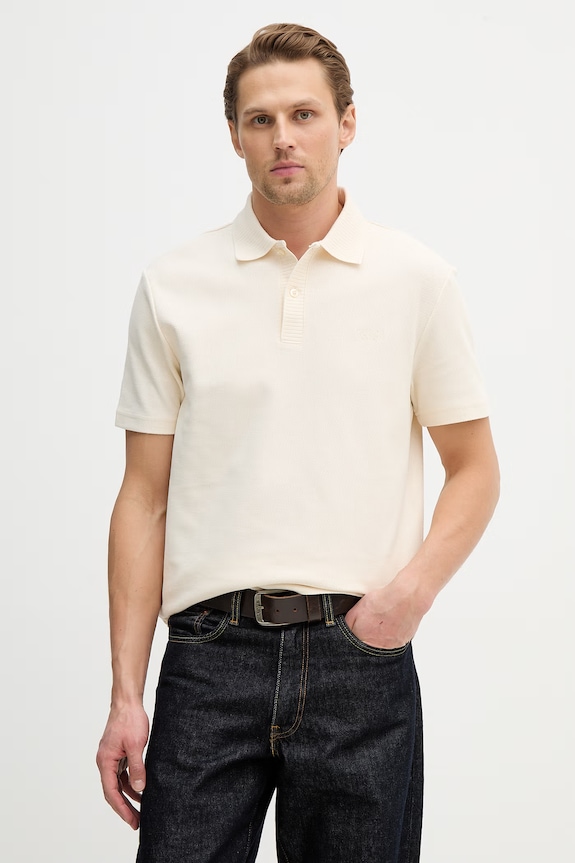 Guess tricou polo regular bej M6RP06.KD231