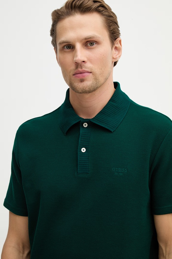 Polo tričko Guess zelená M6RP06.KD231