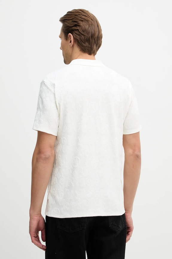 Îmbrăcăminte Guess tricou polo M6RP25.KCFE2 bej
