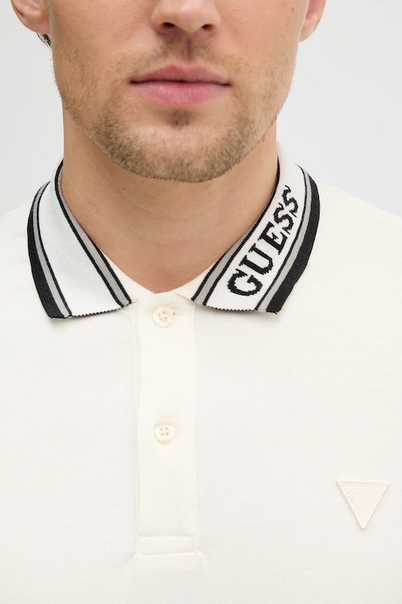 Guess tricou polo LYLE M6RP60.K7O64 bej