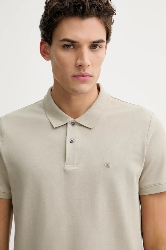 Calvin Klein poló bézs LV04LC254G