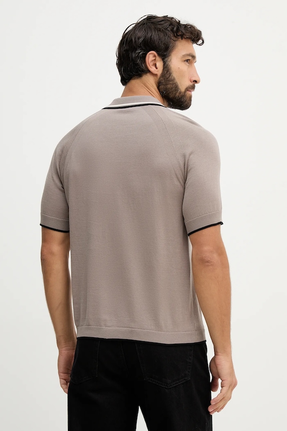 Oblečenie Bavlnené polo tričko Armani Exchange XM001977.AF20139 béžová