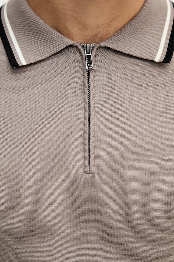 Bavlnené polo tričko Armani Exchange XM001977.AF20139 béžová