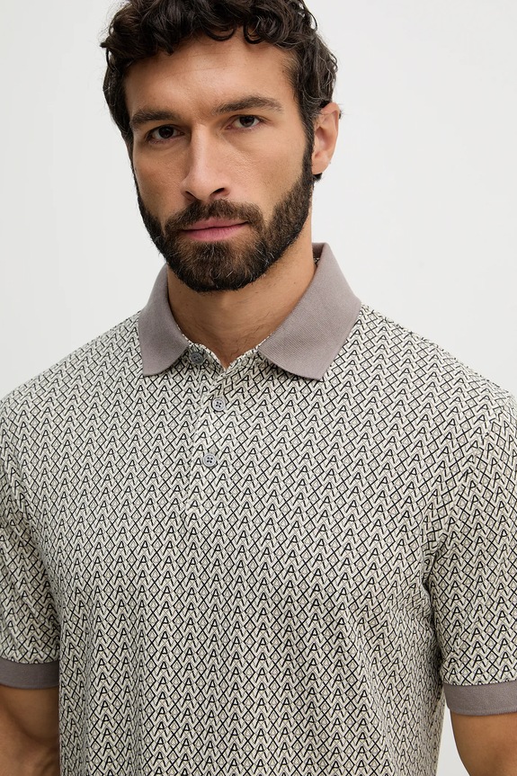 Armani Exchange pamut póló bézs XM002015.AF10366