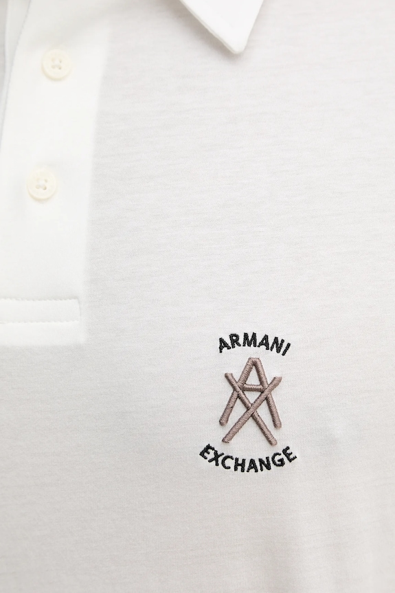 Armani Exchange polo de bumbac XM002209.AF10364 bej