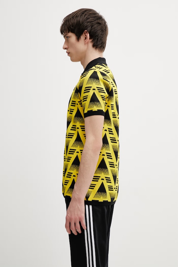 Polo majica adidas Originals AOP Polo KE4610 zlatna SS26