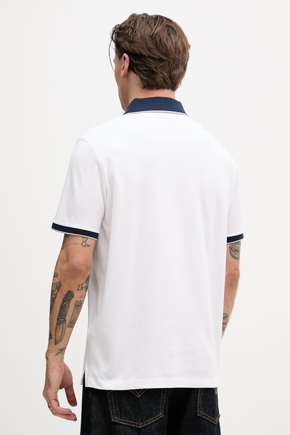 Odzież Paul&Shark polo męskie bawełniane 26411272 biały