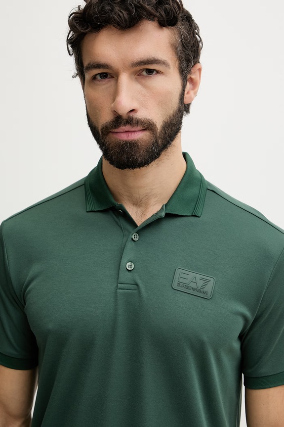 EA7 Emporio Armani Polo tričko pánske zelená AF13862.7M001359