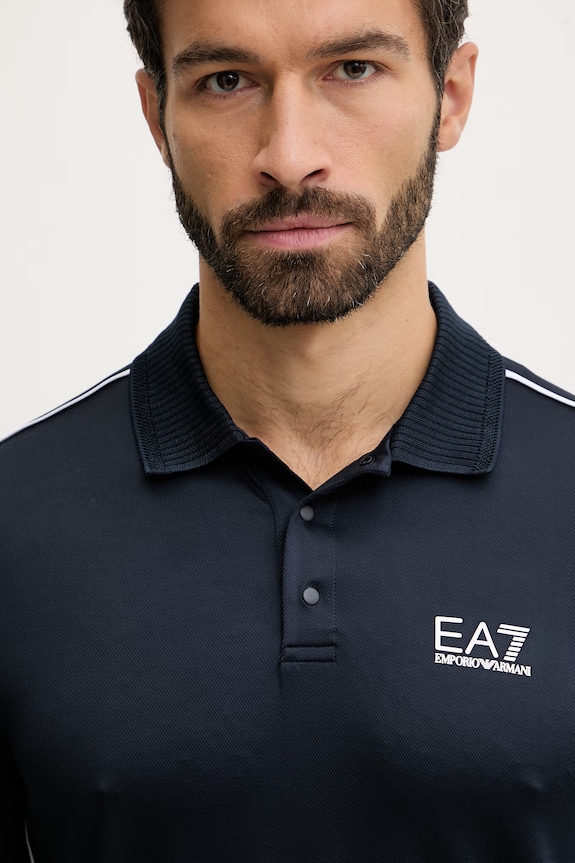 EA7 Emporio Armani tricou polo bleumarin AF22175.7M001524