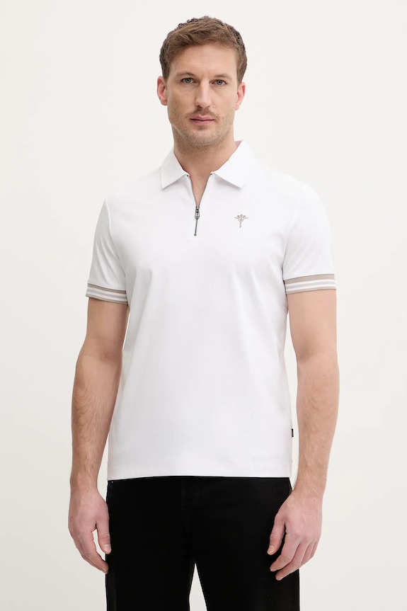 Joop! tricou polo regular alb 30100499